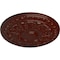 Ekena Millwork Colton Ceiling Medallion (Fits Canopies up to 4 3/4"), 15 3/4"OD x 1 1/2"P, Brushed Mahogany CM15CNBMF - alternate 2